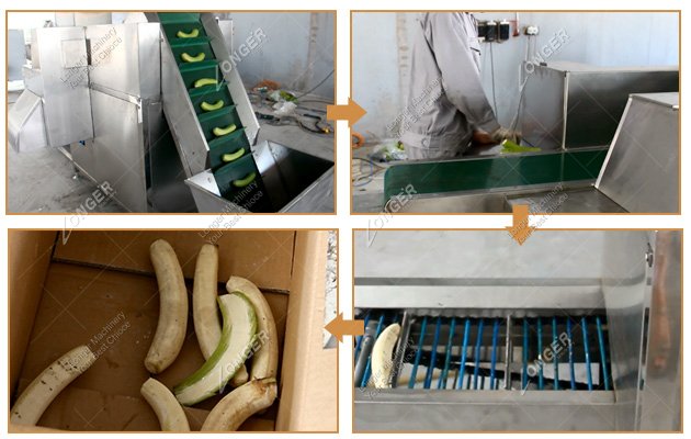 LG-340 Automatic Banana Peeling Machine