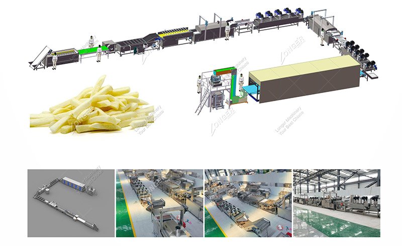 200 kg/h French Fries Production Line
