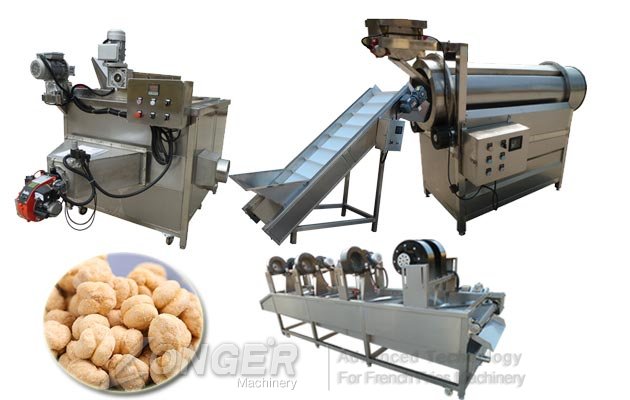 Fried Chickpeas Deep Frying Machine Line