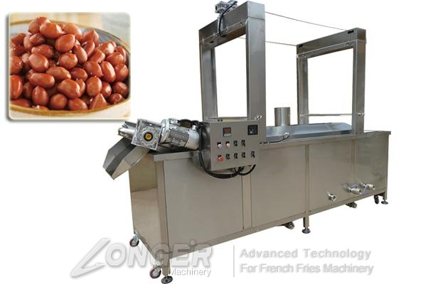 Continuous Peanut Fryer Machine|Groundnut Frying Machine