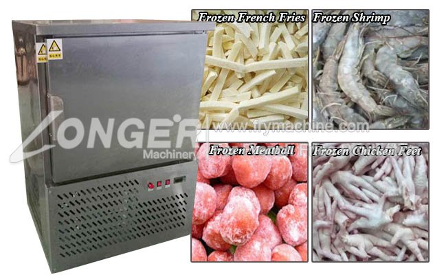 French Fries Quick Freezer Machine|Food Freezing Machine