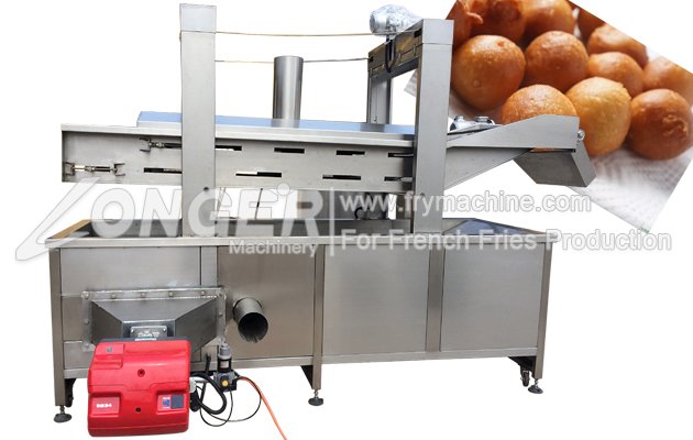 Industrial Continuous Puff Puff Frying Machine Tajada Fryer