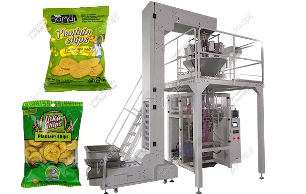 Automatic Banana Plantain Chips Packaging Machine For Sale