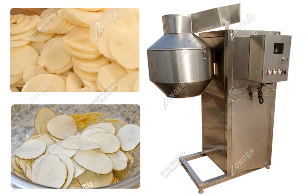 Automatic Stretch Stainless Steel Potato Slicer Chips Cutter