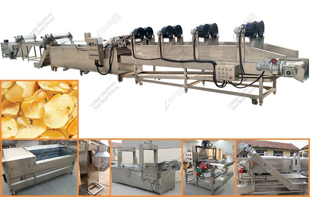 Automatic Potato Chips Production Line With Factory Price