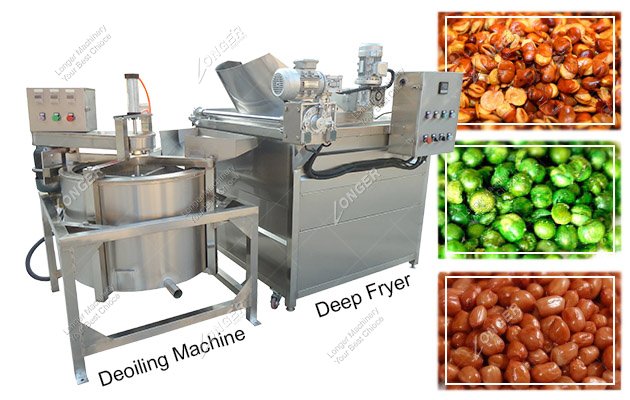 Sell Automatic Coated Peanut Deep Frying Machine Line 150kg/h