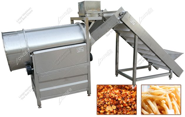 Drum Type Nuts Seasoning Coating Machine