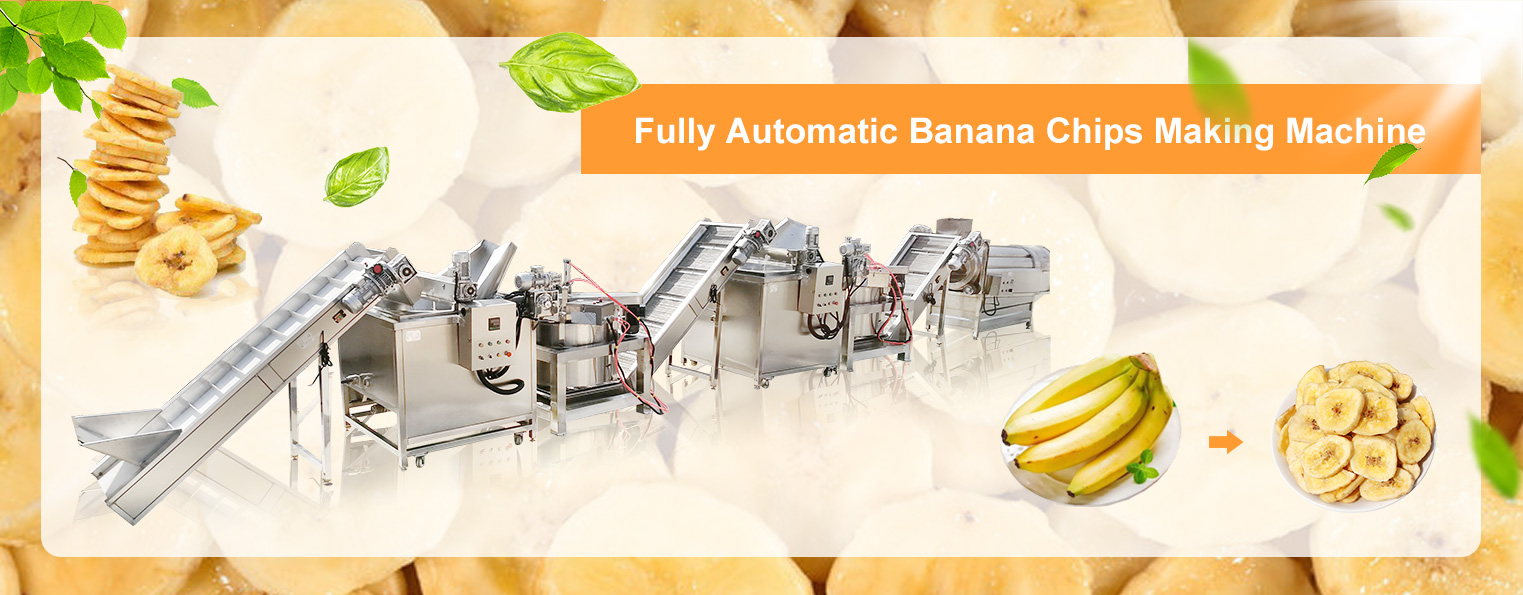 Fully Automatic Banana Chips Making Machine Plant
