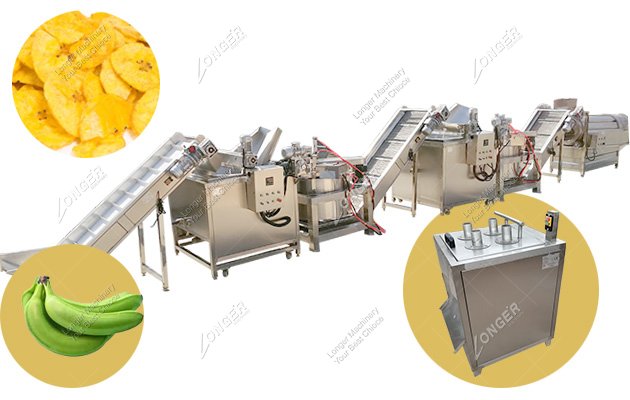 Automatic Crispy Plantain Chips Production Line for Sale