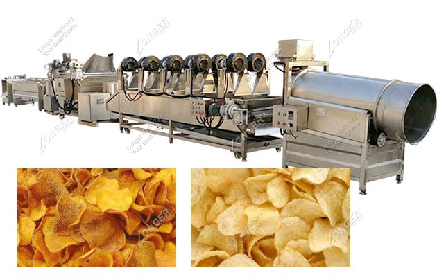 50kg h Semi Automatic Potato Chips Making Machine Price