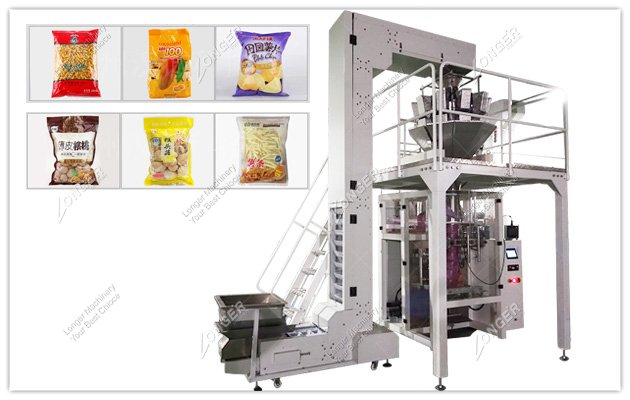 Vertical Automatic Crispy Potato Chips Packing Machine for French Fries