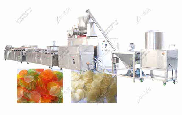 Indonesian Krupuk Udang Keropok Shrimp Chips Making Machine with Tapioca