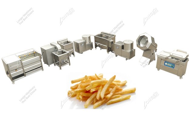 Semi Automatic French Fries Making Machine for Small Scale Factory