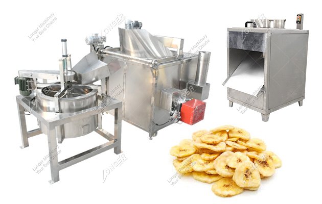 Small Scale Plantain Chips Making Production Machine 100kg/h 