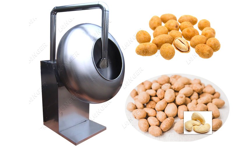 Coated Peanut Cashew Nut Sugar Coating Machine Price