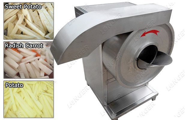 Automatic Finger Chips Potatoes Cutting Machine for Business