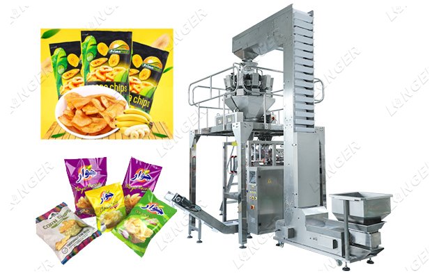 Automatic Potato Banana Chips Packing Machine