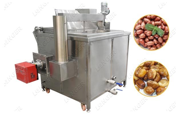 Automatic Groundnut Frying Machine for Peanuts