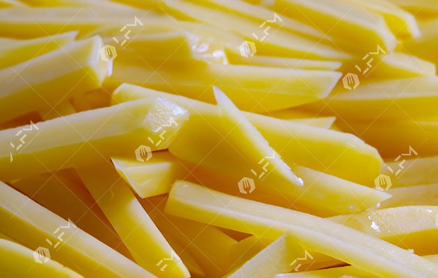 french fries cutting