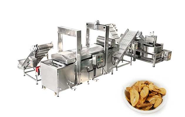 Continuous Frying Line for Garlic Flakes
