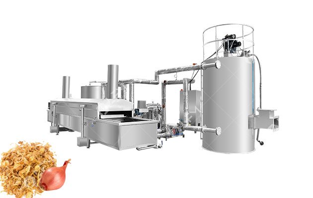 Crispy Fried Shallot Frying Machine Gas Heating