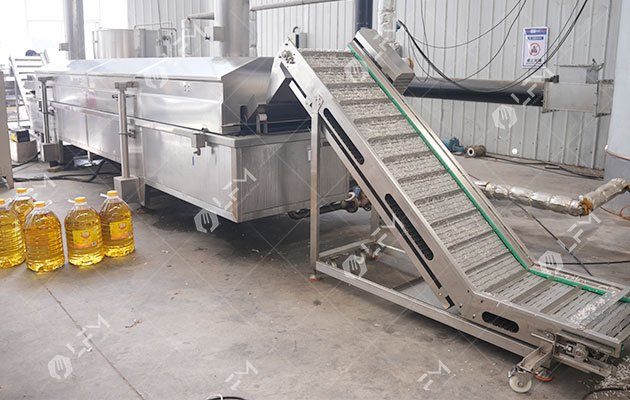 bean chips frying machine