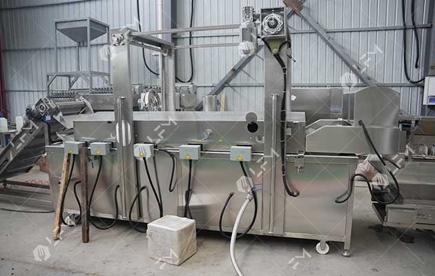 Chickpea frying line
