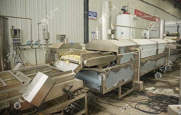 industrial chips frying machine