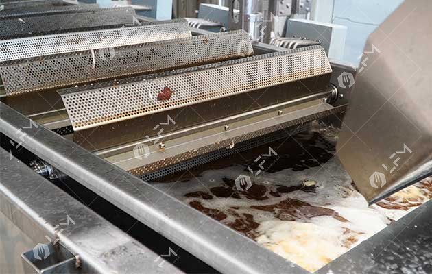 wheat pellets frying machine