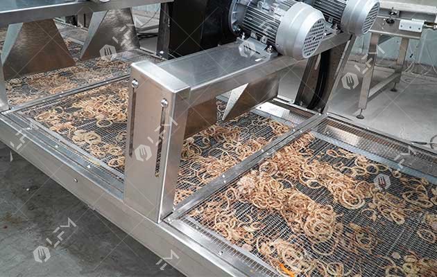 snack pellets frying machine