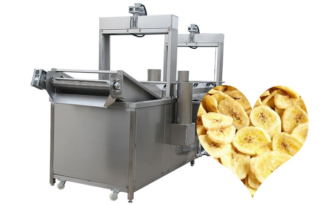 Gas Heating Banana Chips Fryer Machine