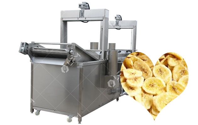 Gas Heating Banana Chips Fryer Machine