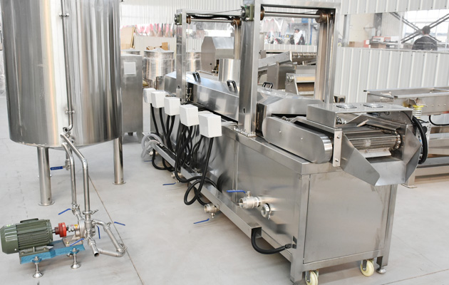 Continuous Chips Frying Machine
