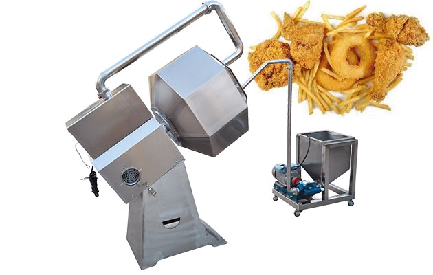 Octagonal Snacks Flavoring Machine