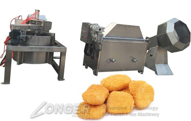 Chicken Nuggets Frying Machine Line