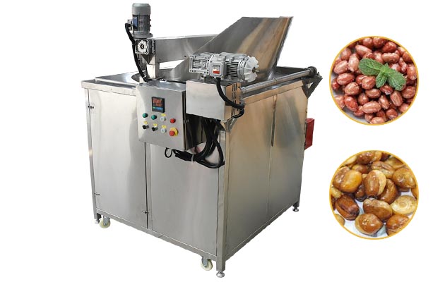 Automatic Groundnut Frying Machine for Peanuts