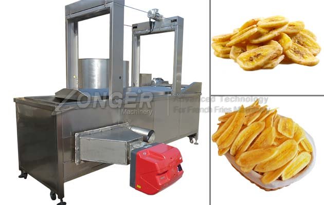 Banana Chips Gas Frying Machine