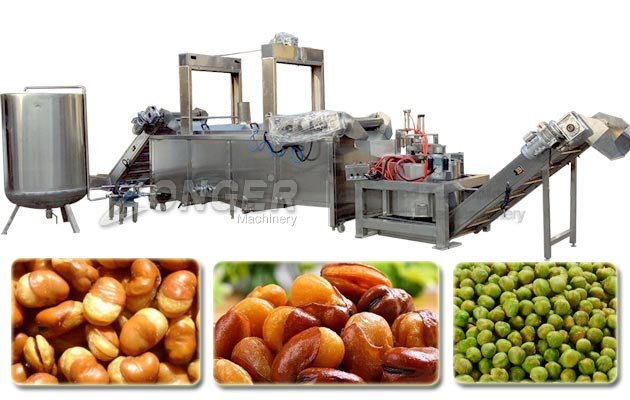 Continuous Peanut Frying Machine