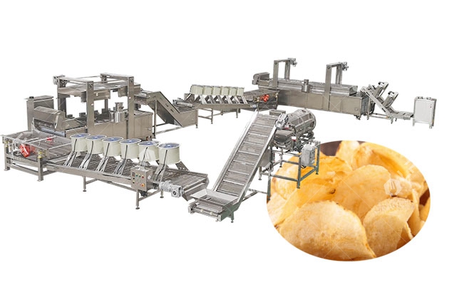 Potato Chips Making Machine Project