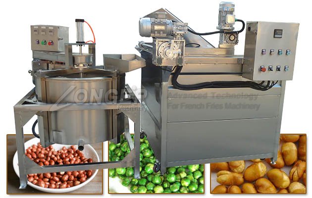 Automatic Frying Machine with Deoiling