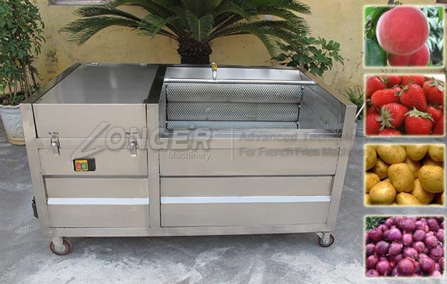 Potato Washing and Peeling Machine