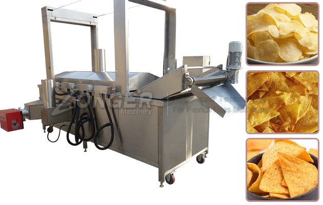 Gas Potato Chips Fryer Machine
