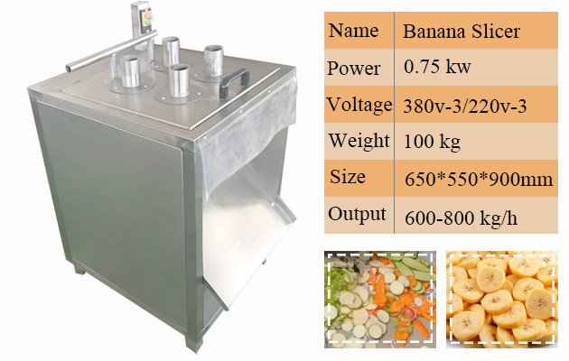 Stainless Steel Banana Cutter Machine