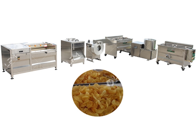 Small Scale Potato Chips Machine