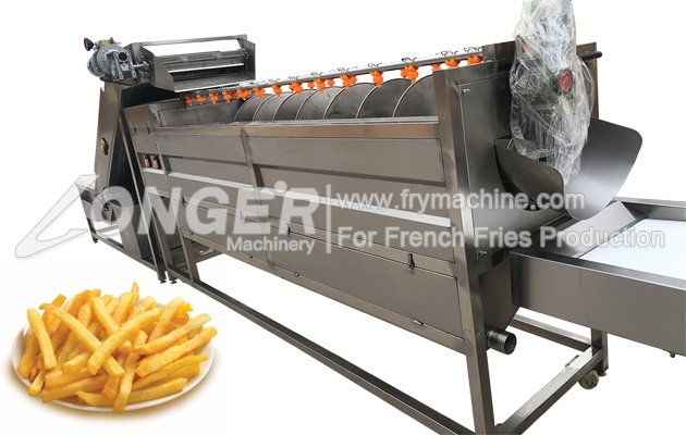 French Fries Processing Plant for Cleaning