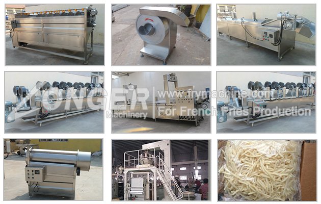 Complete Frozen French Fries Machine Equipment