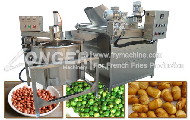 Coated Peanut Frying Machine