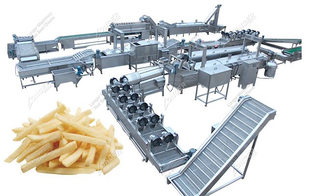 Quick Frozen French Fries Manufacturing Machinery