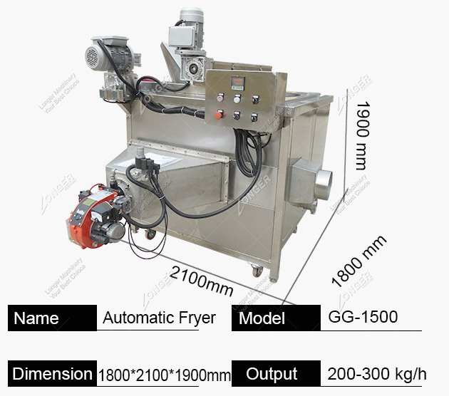 Coated Peanut Frying Machine