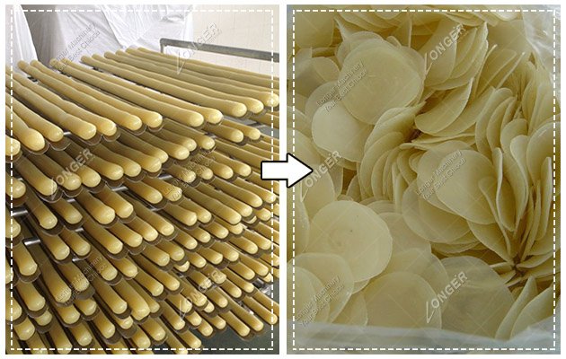 Prawn Crackers Cutting Machine for Slices